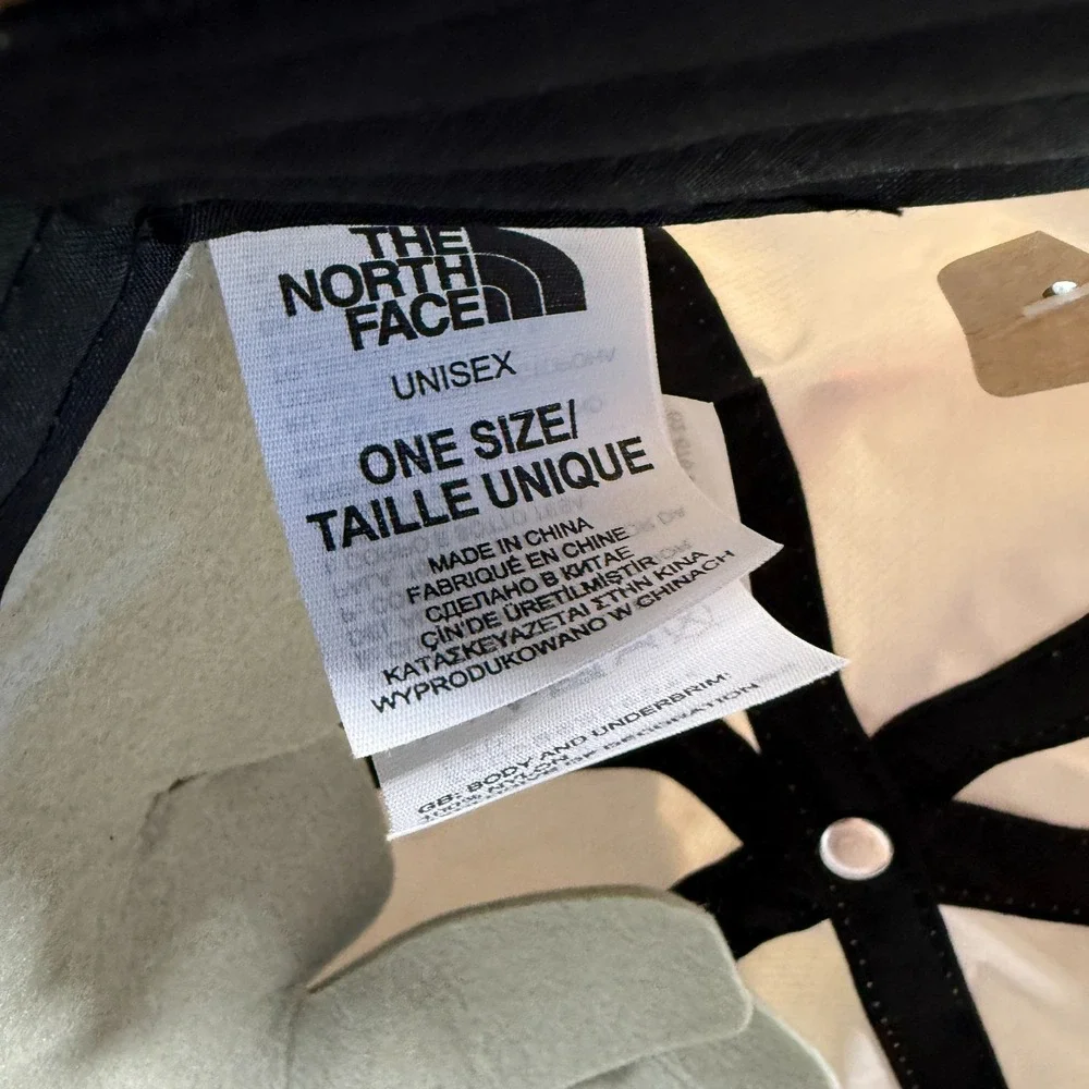 The North Face Hat‎ Unisex OS Gold Metallic 6-Panel Strapback Baseball Cap NWT